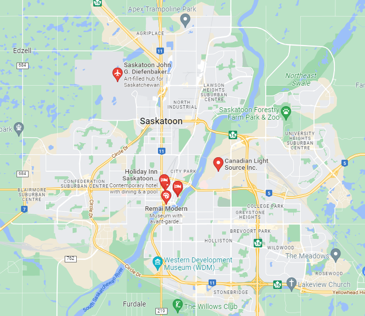 Ibic2023 10 14 september 2023 maps and getting around saskatoon